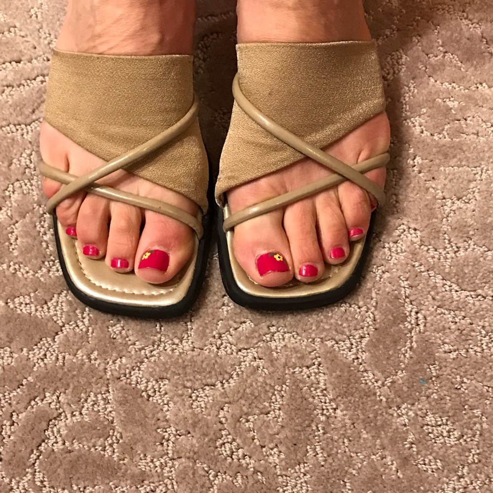 Nude Sandals by New Twist